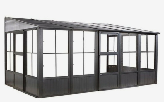 屋外ガラスの日焼け室 屋根と中国製の高級ハードウェア