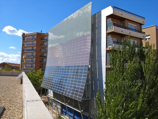 PVガラス着色されたBIPV建物によって統合されたPhotovoltaics ARは塗った