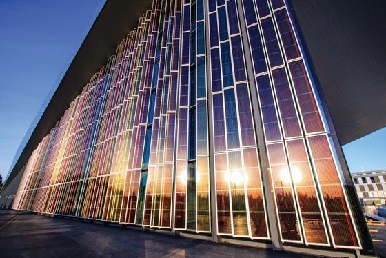 PVガラス着色されたBIPV建物によって統合されたPhotovoltaics ARは塗った