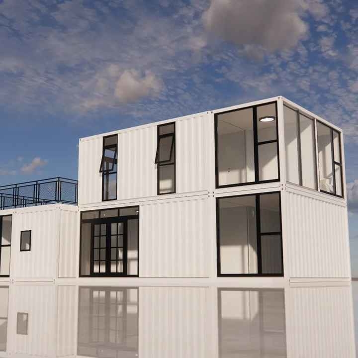 二階建て モジュール型 オフィス用 家 と 預設 家 を 賃貸 する
